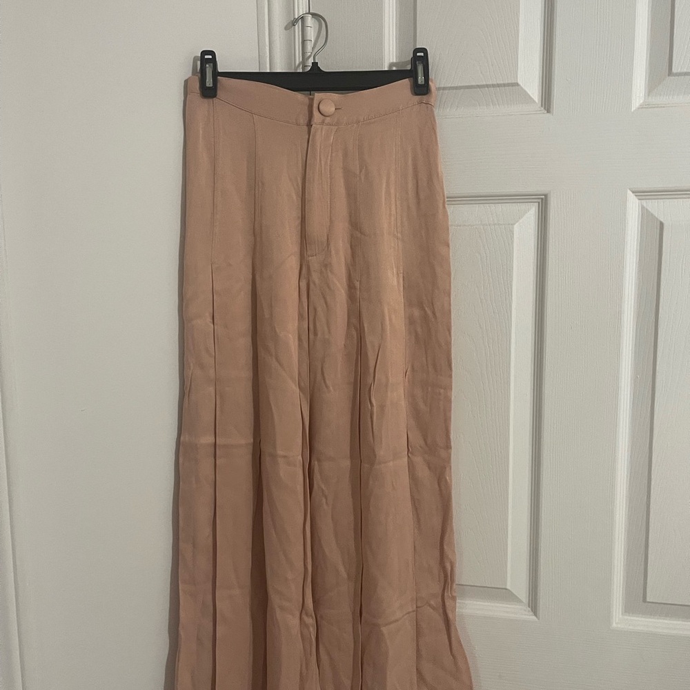 Free people wide leg dress pant
